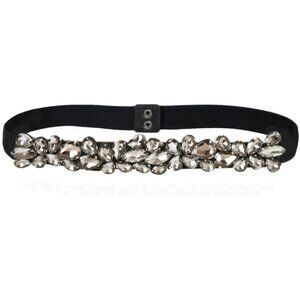 Jeff Galia Handmade Rock n Roll Leather Belt Black concert belt Distressed Belt Unknown | Accessories | Black Suede Leather And Grey Boho  main image 4